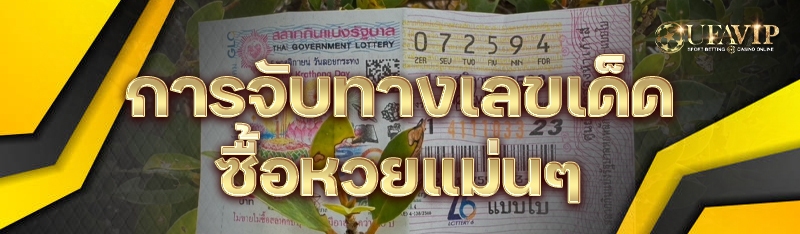 การจับทางเลขเด็ด ซื้อหวยแม่น ๆ